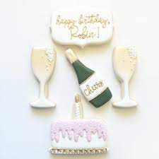Beau Monde Bakers S Photos Beau Monde Bakers Wine Cookies Champagne Birthday Sugar Cookies Decorated