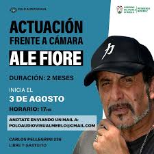 Merlo: Alejandro Fiore brindará un curso de Actuación