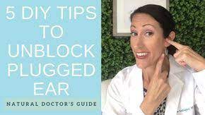 How To Unblock Your Ears Unclog A Clogged Ear How To Drain Your Fluid Filled Ear Youtube Clogged Ear Remedy Unclog Ears Clogged Ears