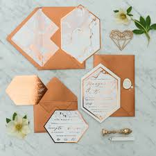New Copper And Marble Wedding Invitation Weddings Weddingideas Copper Marble Marble Invitation Wedding Glitter Wedding Invitations Geometric Invitations
