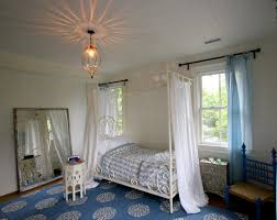 Master bedroom in period house with high ceiling and square bay window. Bedroom Curtain Ideas Houzz