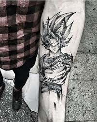 Tattoo Artist Ineepine Dragon Ball Tattoo Sketch Style Tattoos Anime Tattoos