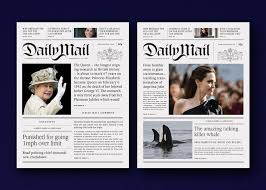 What If Tabloids Were Designed Like Serious Newspapers A Concept Rebranding Of The Daily Mail Rebranding Graphic Design Print Concept