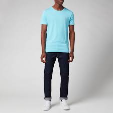 Polo Ralph Lauren Mens Custom Slim Fit Crewneck T-shirt - French Turquoise In 2021 Polo Ralph Lauren Mens Polo Ralph Lauren Shirts