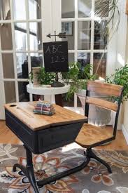 Vintage School Desk Makeover Vintage Schreibtische Schultische Alte Schulbanke