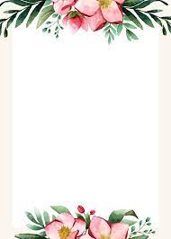 Flowers Invitation Card Template Vector Premium Image By Rawpixel Com Busbus Ning Flower Invitation Card Wedding Invitation Card Design Flower Invitation