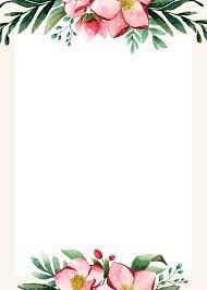Invitation greeting wedding border background birthday card postcard design floral. Download Premium Vector Of Flowers Invitation Card Template Vector 679715 Flower Invitation Card Flower Invitation Wedding Invitation Card Design
