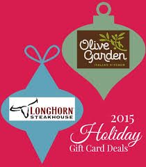 In general, a darden gift card is going to be used at olive garden, capital grille, longhorn steakhouse and a number of others. 2015 Holiday Gift Card Deals At Olive Garden Longhorn Steakhouse Raising Whasians