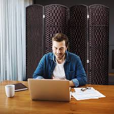 99 list list price $279.99 $ 279. Buy Simflag Folding Screen Room Divider 3 Panel 6ft Partition Room Dividers Freestanding Indoor Portable Partition Screen Diamond Double Weaved No Installation Required Brown Online In Vietnam B08slrvttr