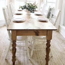 If you're a woodworker, building one doesn't have to break the bank. A Closer View Of The Diy Long And Narrow Farmhouse Table Still My Favorite Diy To Date Moved It Into Farmhouse Table Coffee Table Plans Farmhouse Table Plans