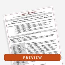 executive resume samples professional