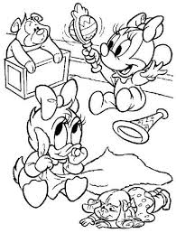 Free printable daisy duck coloring pages. Baby Daisy Duck And Minnie Mouse Coloring Pages Cartoon Coloring Coloring Home