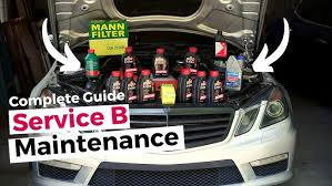 How to Service a Mercedes Benz C Class, C180 W204 Year 2012 ...
