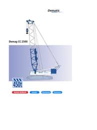 Demag Cc 2500 Specifications Cranemarket