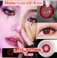 Jual RCS Softlens Cosplay halloween merah hijau biru abu Bella series
