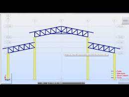 Learn how to complete the structure design of steel truss by staad pro v8i software. Autodesk Robot Structural Analysis Design Of Steel Truss Factory Structure 01 Youtube