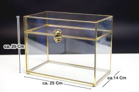 10x1g gold in flipmotiv hochzeit ringe auf herzstein. Geschenkebox Kartenbox Aus Glas Mit Goldrand Fur Umschlage Mieten Stasevents Hochzeiten Events