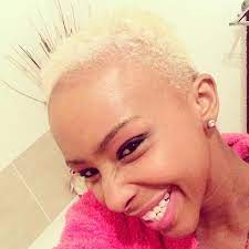 Minnie Dlamini Boity Thulo Blonde Natural Hair Blonde Afro Short Blonde