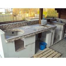 Outdoor Kitchen Masonry With Gas Grill And Monolith Grill Fmkitchen Cf En 2020 Cuisine Exterieur Cuisine Brique Pergola Diy