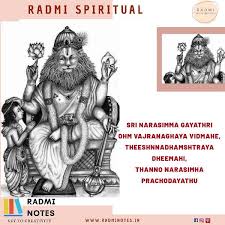 Sri Narasimha Gayathri Mantram Gayatri Mantra Devotions Lyrics