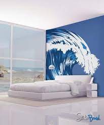 Uk registered company number 09966437. Graphic Vinyl Wall Decal Blue Ocean Wave Mcrespo105 Wall Decals Uk Vinyl Wall Decals Clubhouse Decor