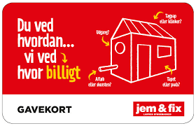 We did not find results for: Gavekort Til Jemogfix Dk Og Alle Vores Butikker Jem Fix