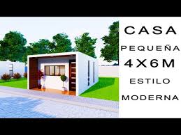 Agar anda bisa menemukan desain plafon ruang tamu minimalis ukuran 3×6 yang terbaik maka pastikan anda mengukur terlebih dahulu ruangan yang akan dipasangi plafon tersebut. Plano De Casa 4x6 Metros Moderna Desain Rumah 4x6 Small House Design 4x6 Youtube Em 2021 Projetos De Casas Pequenas Pequenos Edificios Casas Pequenas E Simples