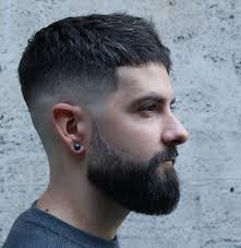 Short Rough Textured Crop Beard Mens Haircuts Short Mens Hairstyles Short Mid Fade Haircut
