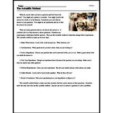 A series of reading comprehension worksheets for second grade (2nd grade). The Scientific Method Reading Comprehension Worksheet Edhelper