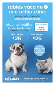 The rabies virus is fatal and all mammals, including humans, are susceptible to infection. Rabies Vaccine And Microchip Clinic In Guelph Wdg Public Health