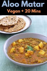 Aloo Matar Recipe Punjabi Style Aloo Matar Gravy Recipe Veg Dinner Recipes Aloo Recipes Easy Gravy Recipe