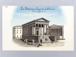 Raised on a 2.85 m high podium, the temple dominated the forum of the roman city, forming a rectangle almost twice as long as it is wide, measuring 26.42 m by 13.54 m. La Maison Carree A Nimes Beau Lavis Original On Joint Plan Geometral De La Maison Carree A Nimes Von Bonnet J 1905 Signed By Author S Kunst Nbsp Nbsp Grafik Nbsp Nbsp Poster Librairie Du Cardinal