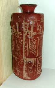 ORIGINAL SIGNED RICHARD ZAKIN STUDIO ART POTTERY BOTTLE VASE BY BOOK /AUTHOR | eBay