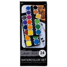 Masters Touch Watercolor Paint 24 Piece Set Hobby Lobby 756155