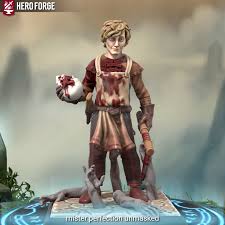 Made this while listening to the necrophagia album "through the eyes of the  dead" : r/HeroForgeMinis