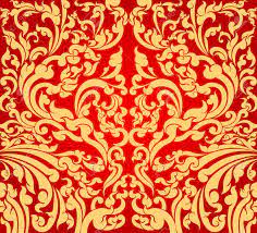 $9.99 + shipping + shipping + shipping. Gold Floral Art Pattern On A Red Background Royalty Free Cliparts Vectors And Stock Illustration Image 46792568
