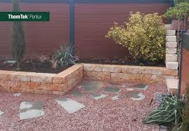 p strong thomtek strong perilux mit braun und anthrazitfarbenen wpc profilen privathaus in hilden 2015 p in 2021 toranlagen garten gabionen