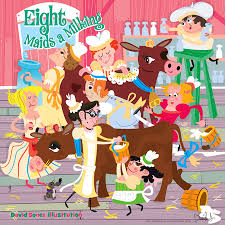 We always allow our visitors to download or insert our clipart on their website or blog with proper attribution and sources. Eight Maids A Milking Thedoodlediner