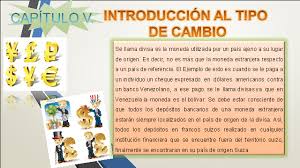 Tipo de cambio para valor de operaciones en moneda nacional. Introduccion Al Tipo De Cambio Monografias Com