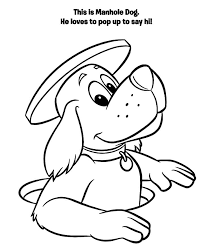 A standard male dog is commonly known as a dog. in technical terms, this implies that the dog hasn't fathered any young, nor has it been used for breeding. Manhole Dog From Go Dog Go Coloring Page Free Printable Coloring Pages For Kids