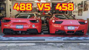 Ferrari 458 vs ferrari 488 if you're not familiar with the ferrari 488 gtb or ferrari 458 italia, one pass from either supercar will get you up to speed real quick. Ferrari 488 Vs Ferrari 458 Did Ferrari Lose Its Soul Youtube