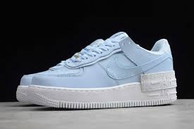 2020 Nike Wmns Air Force 1 Shadow Hydrogen Blue Cv3020 400 In 2020 Nike Blue Nike Air Force