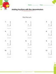 In this worksheet, students will subtract fractions with common denominators and reduce them to the smallest terms. Fraction With Mixed Numbers Worksheet With Answer Printable