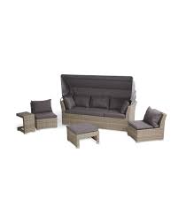 Rattan sofa set swadesh furniture known for their elegant design and smooth finish, these items are precisely designed from best quality raw materials. Rattan Effect Sofa Set With Canopy Aldi Uk