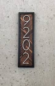 Custom modern layered floating house numbers vertical offset in stainless — moda industria | mi design store. Home Decor Vertical House Numbers Address Plaque Vertical House Number Plaque Vertical Modern House Numbers Vertical House Number Sign Signs Plaques