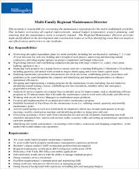 Start a free workable trial and post your ad on the most popular job boards today. Free 8 Maintenance Director Job Description Samples In Ms Word Pdf