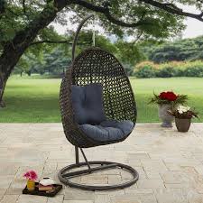 Better Homes And Gardens Lantis Outdoor Wicker Hanging Chair With Stand Post By Main Street Mobile Billb Hanging Chair With Stand Hanging Chair Swinging Chair