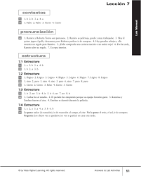 Verdadero o falso ha sido jugado 6249 veces y recomendado por 48 jugadores. Answers To Lab Activities 45 Leccion 1 Contextos Pronunciacion Estructura 1 1 Estructura 1 2 Estructura 1 3 Estructura Pdf Descargar Libre