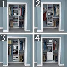 Modern bedroom closet door ideas. Design Ideas For 6 Foot 3 Foot And 2 Foot Reach In Closets Easyclosets