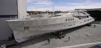 Pj210 Superyacht Project Stimulus Under Construction At Palmer Johnson Image Courtesy Of Nuvolari Lenard Aj Macdonald Yacht Broke Yacht Broker Yacht Boat